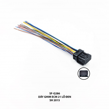 Dây ghim ECM 21 lỗ đen - SH 2015 - SF-G286