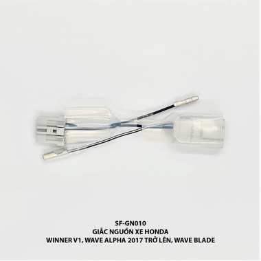 Giắc nguồn xe Honda - Winner V1, Wave Alpha 2017 trở lên, Blade - SF-GN010