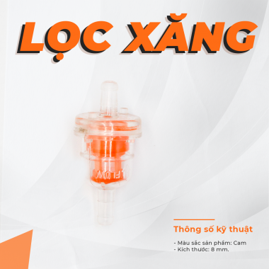 Lọc xăng nhựa trong suốt