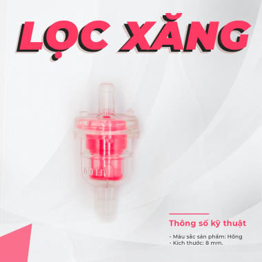 Lọc xăng nhựa trong suốt