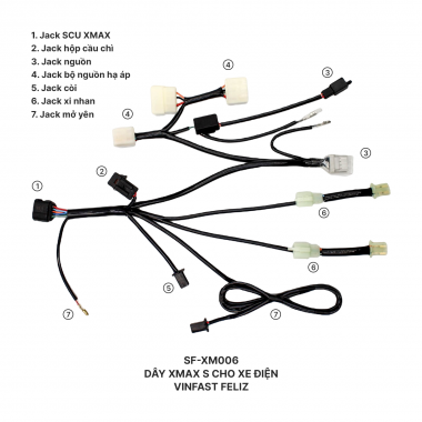 Dây Xmax S cho xe điện - Vinfast Feliz - SF-XM006