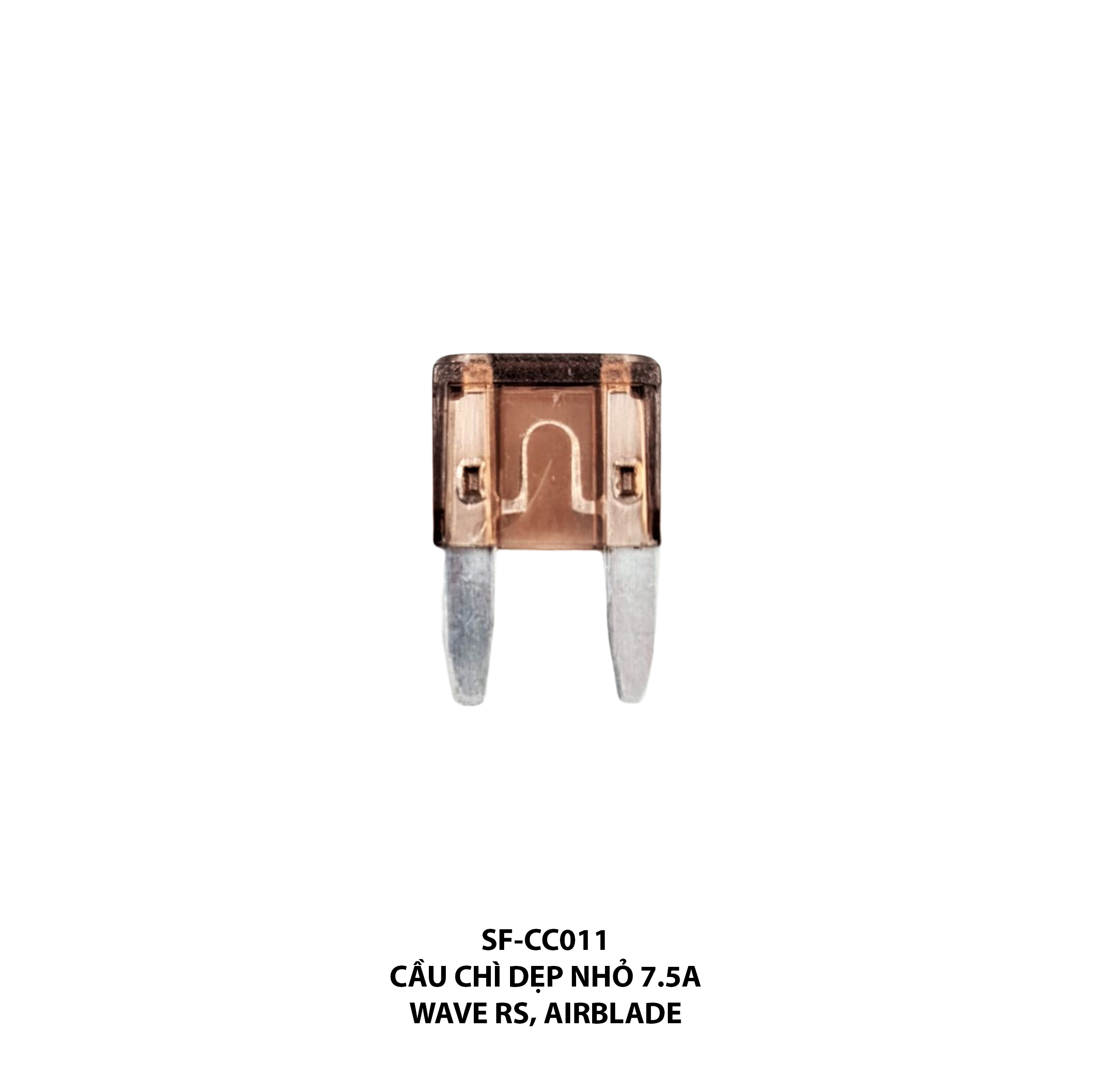 Cầu chì dẹp nhỏ 7.5A - Wave Rs/ Airblade - SF-CC011