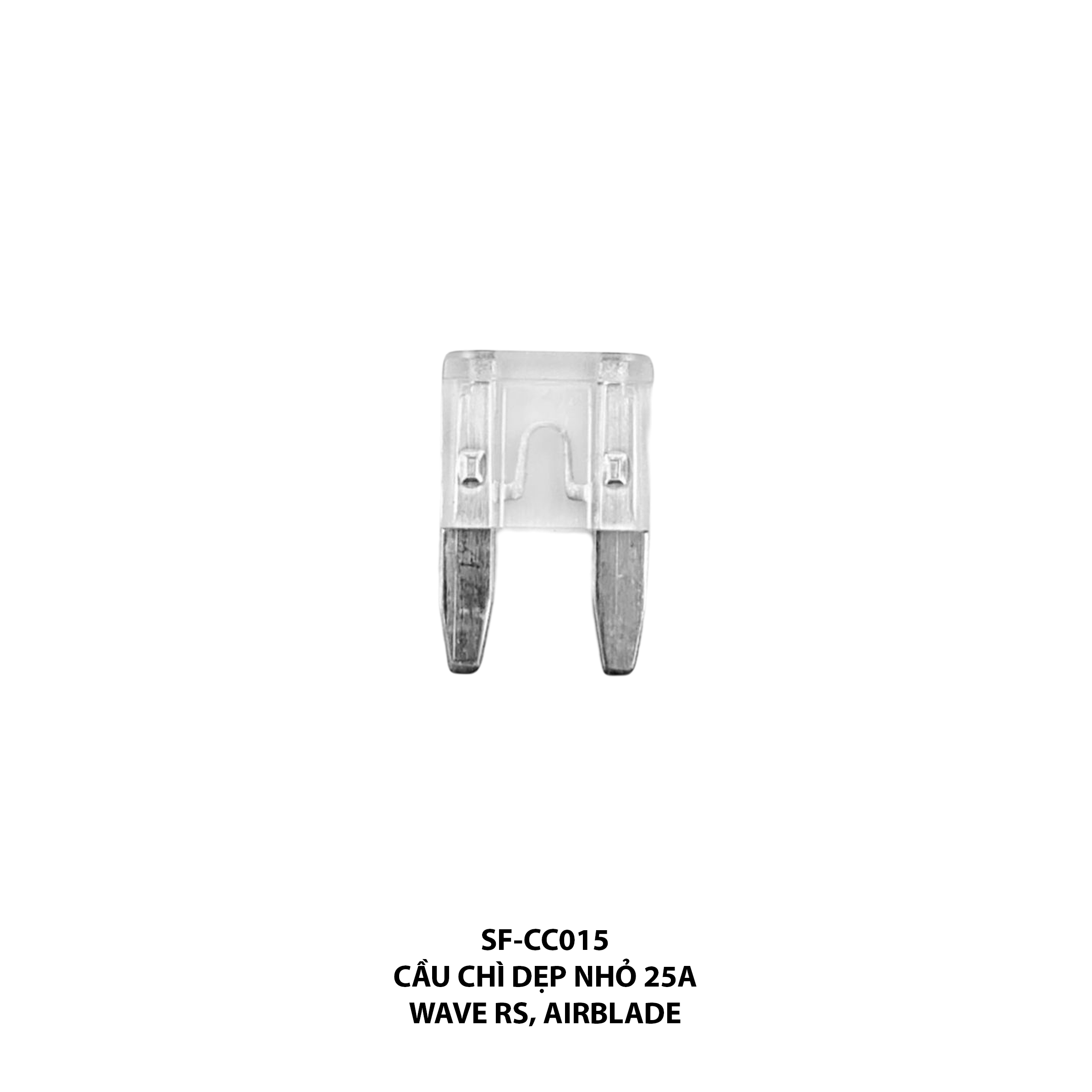 Cầu chì dẹp nhỏ 25A - Wave Rs/ Airblade - SF-CC015