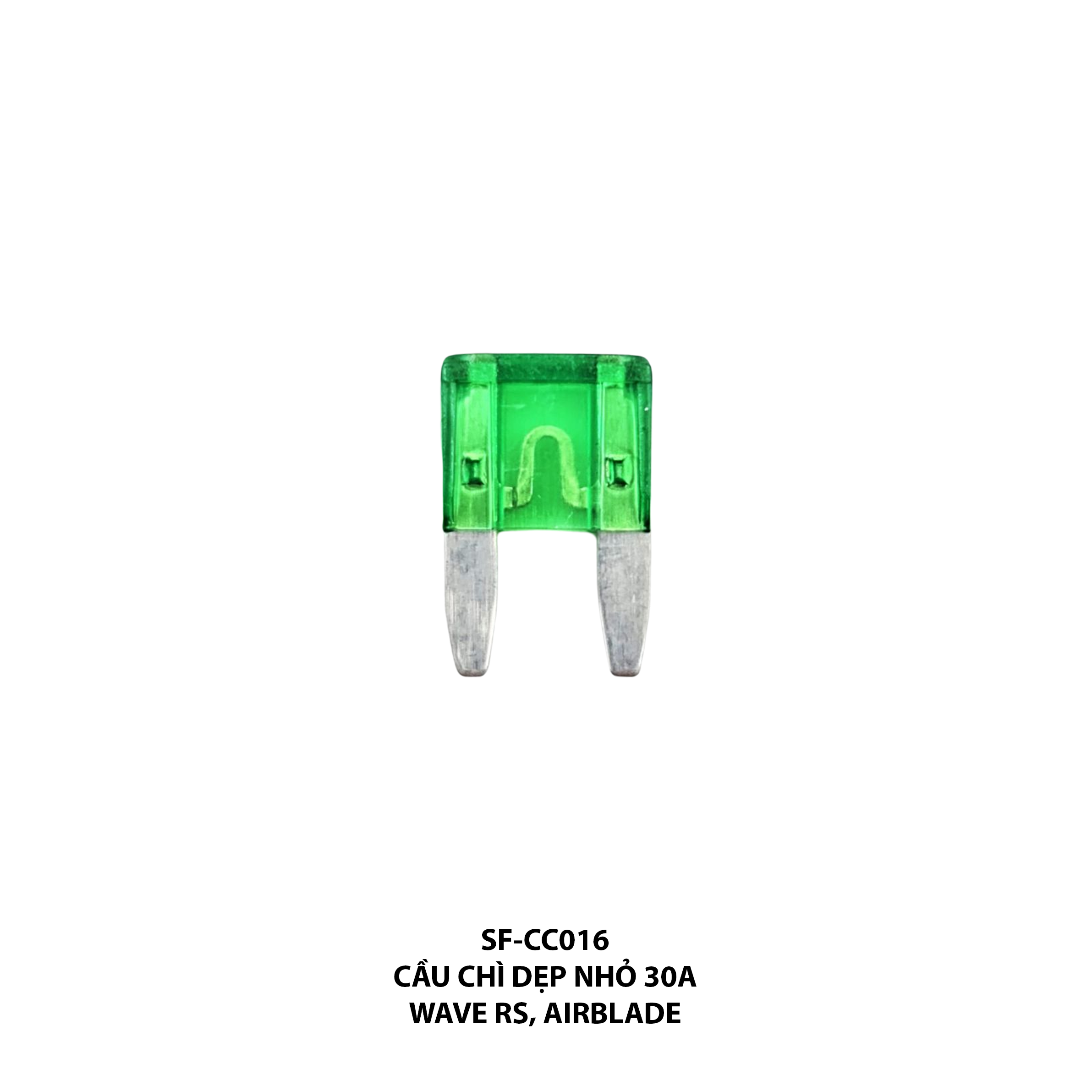 Cầu chì dẹp nhỏ 30A - Wave Rs/ Airblade - SF-CC016