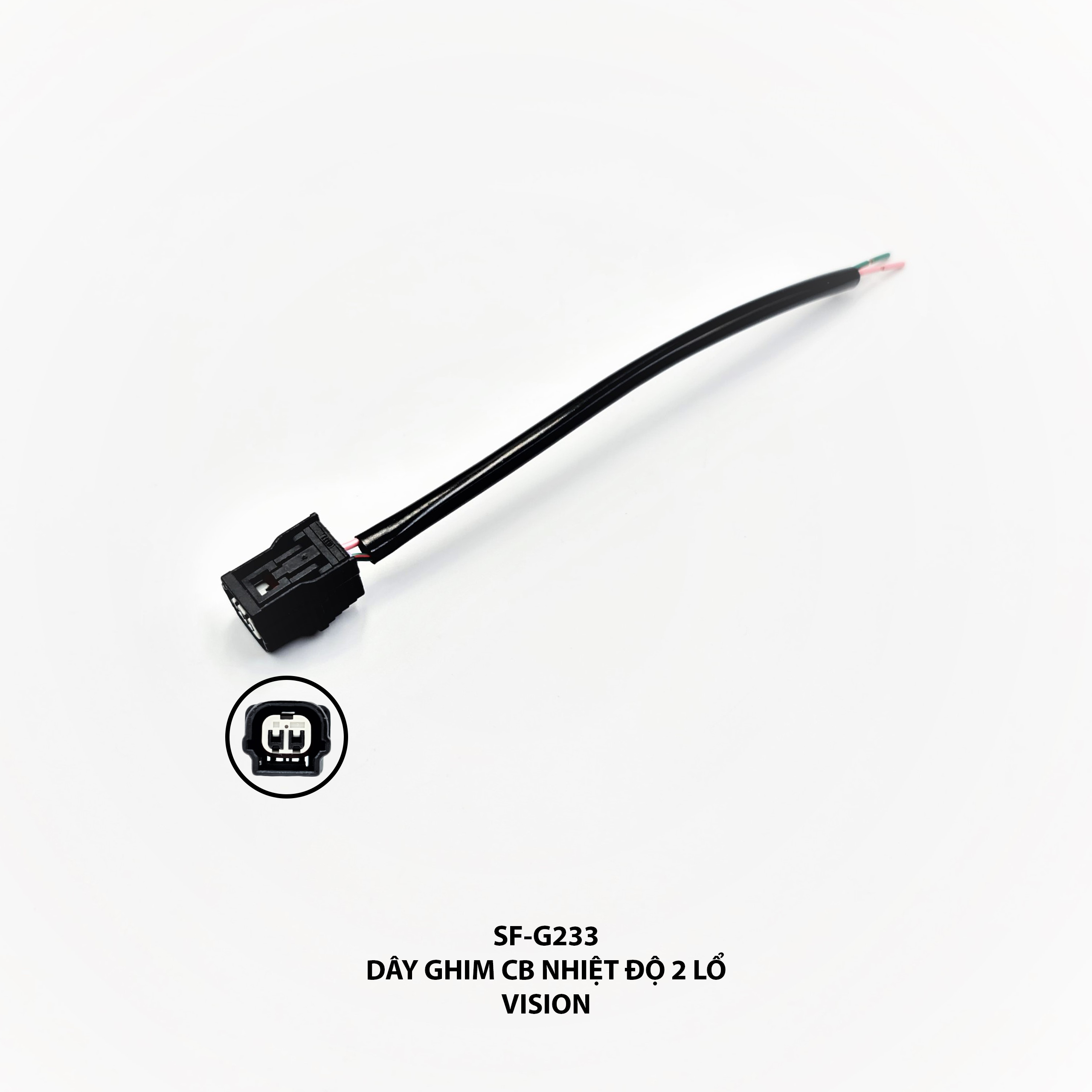 Dây ghim CB nhiệt độ 2 lỗ - Vision - SF-G233