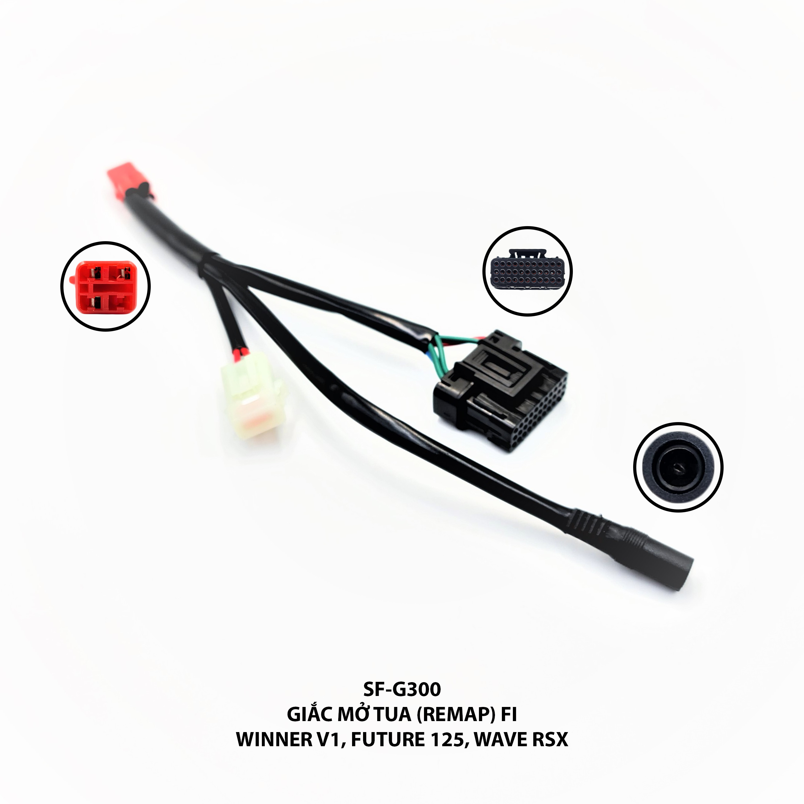 Giắc mở tua (remap) Fi - Winner V1, Future 125, Wave RSX - SF-G300