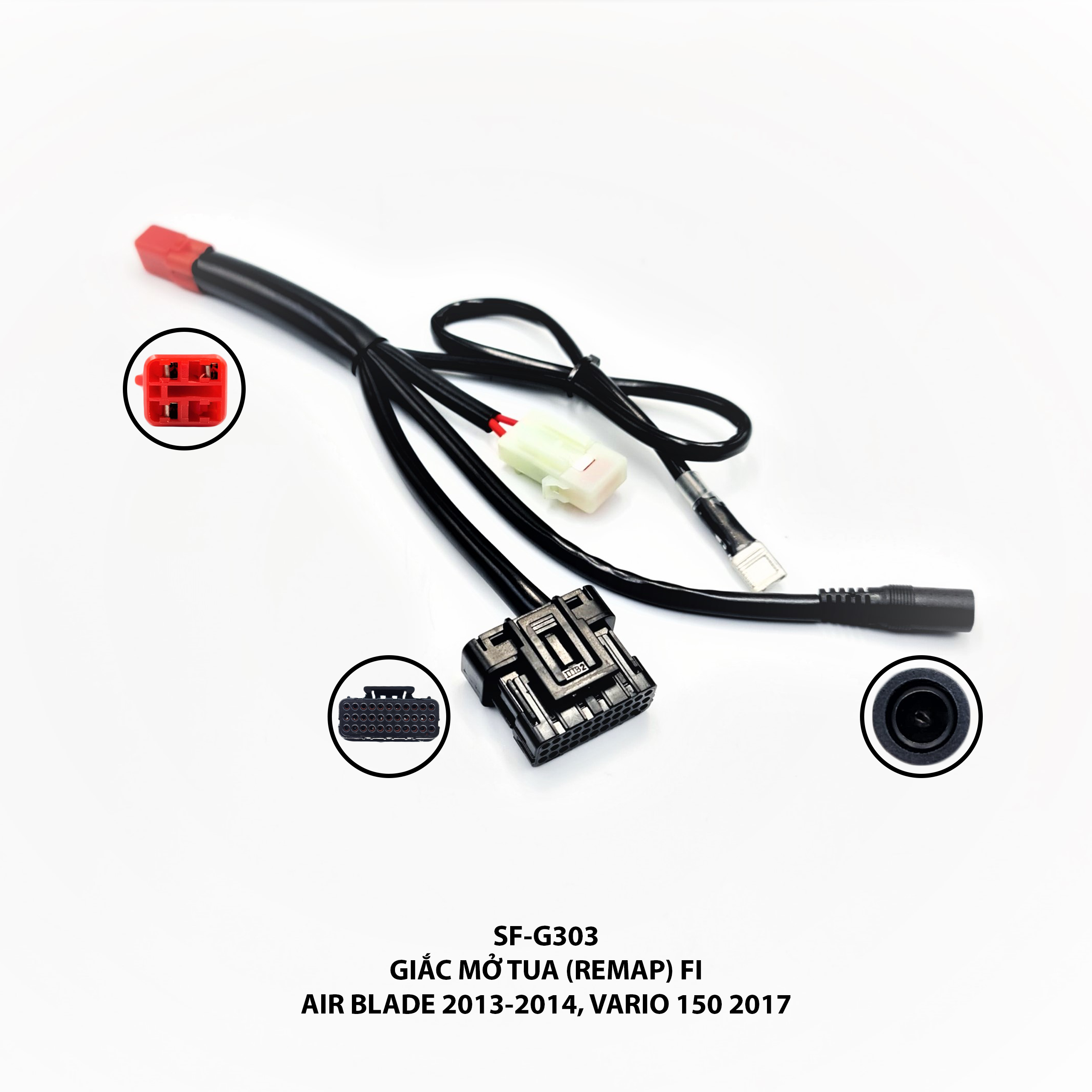 Giắc mở tua (remap) Fi - Air Blade 2013-2014, Vario 150 2017 - SF-G303