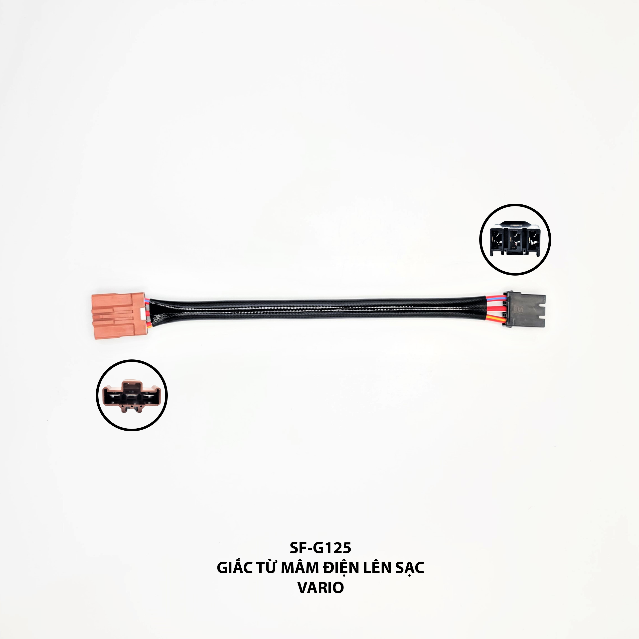 Giắc từ mâm điện lên sạc - Vario - SF-G125