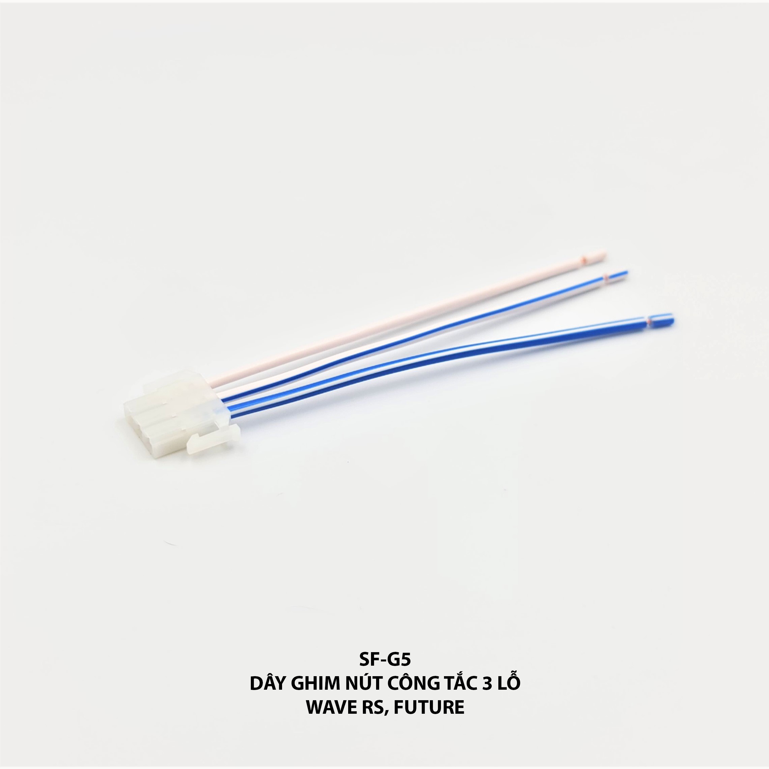 Dây ghim nút công tắt 3 lổ  - Wave Rs , Future - SF-G5