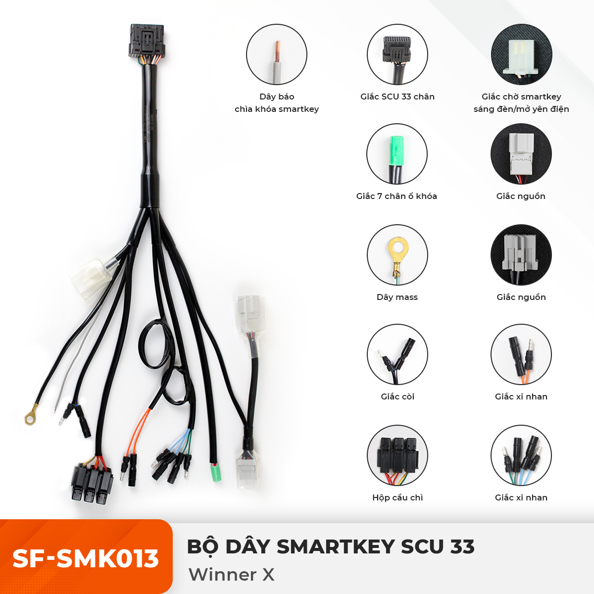 Dây Smartkey SCU 33 - Winner X - SF-SMK013