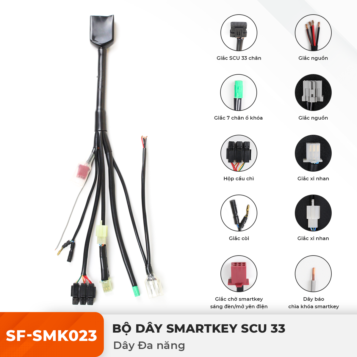 Dây Smartkey SCU 33 - dây đa năng - SF-SMK023
