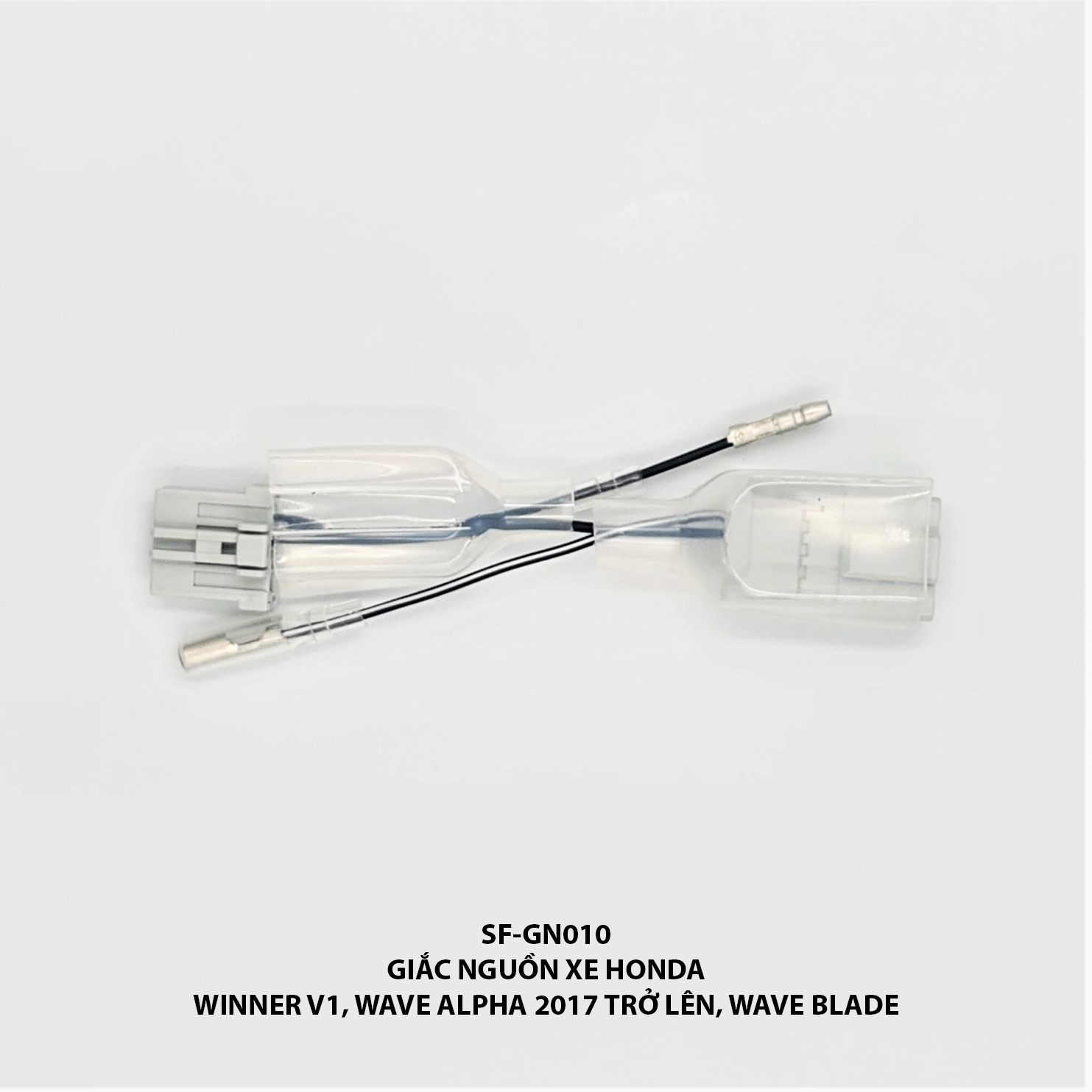 Giắc nguồn xe Honda - Winner V1, Wave Alpha 2017 trở lên, Blade - SF-GN010