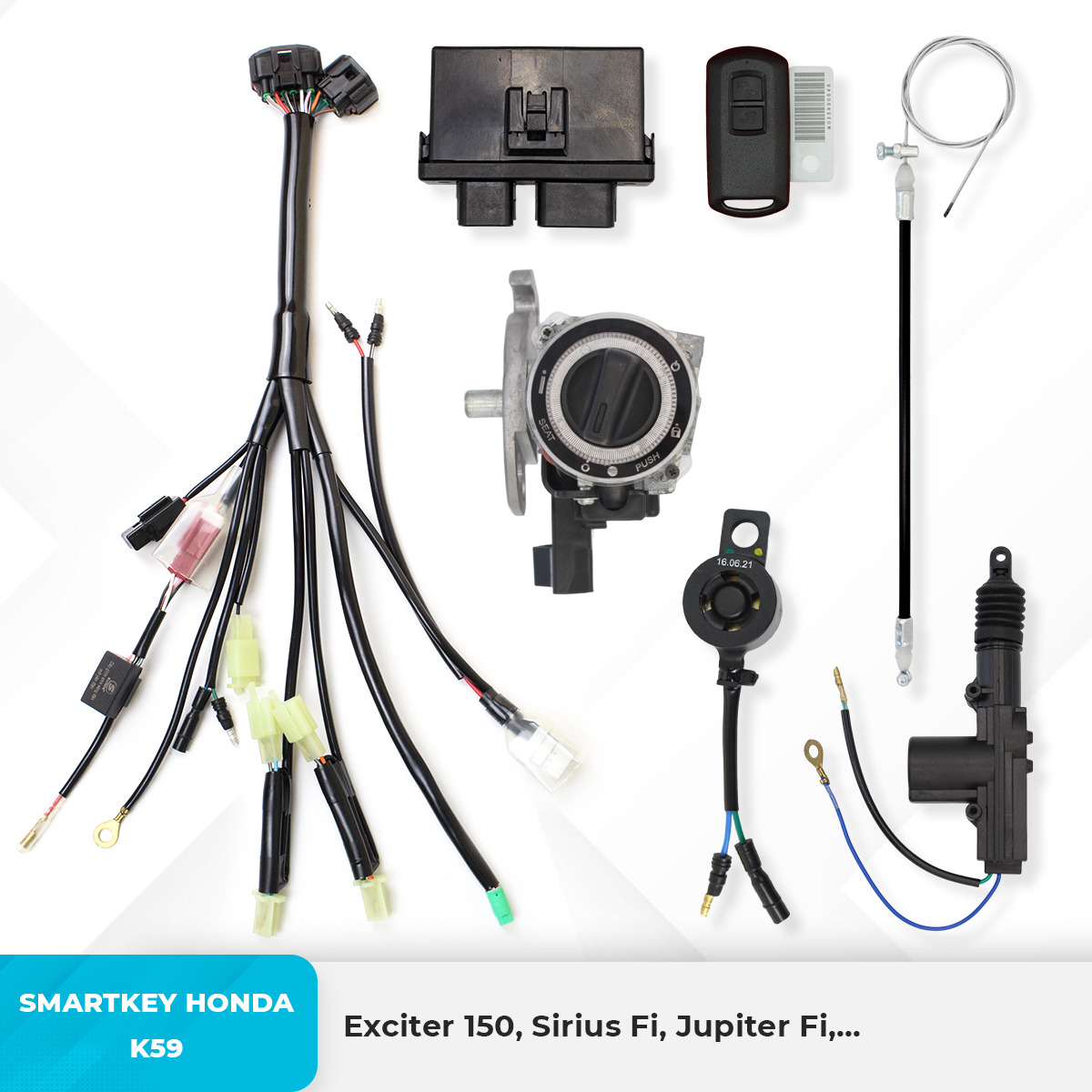 Smartkey Honda K59 - Exciter 150, Sirius Fi, Jupiter Fi,... - HD02EX150