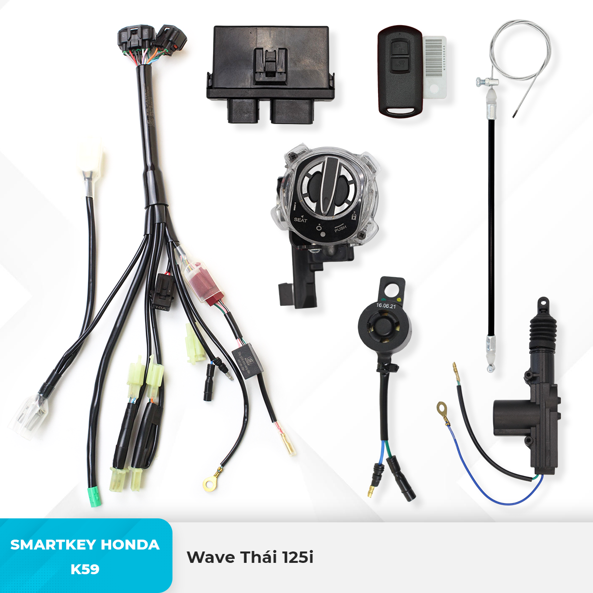 Smartkey Honda K59 - Wave Thái 125i - HD02WAVETHAI125