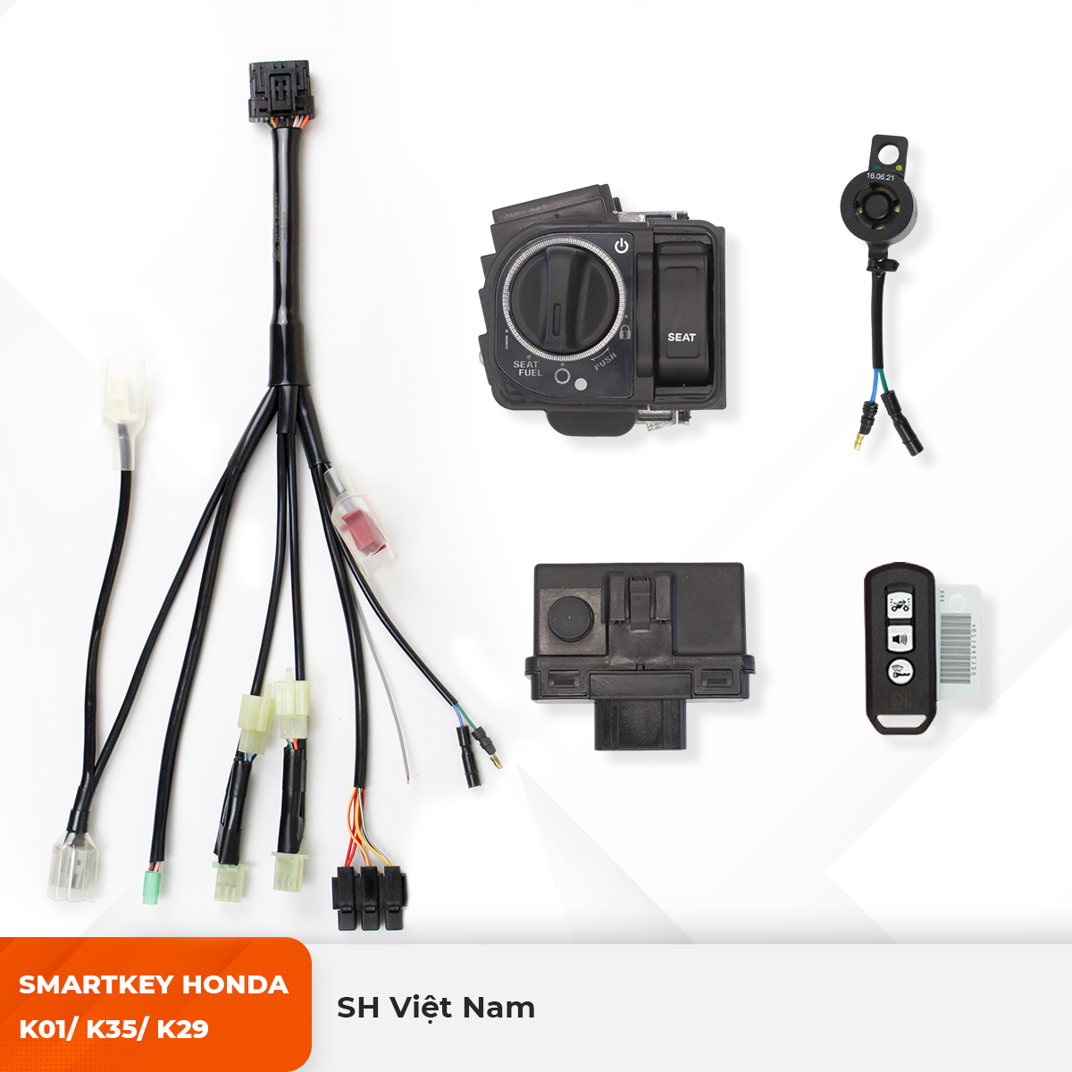 Smartkey Honda K01/K35/K29 - SH Việt Nam - HD33SHVN
