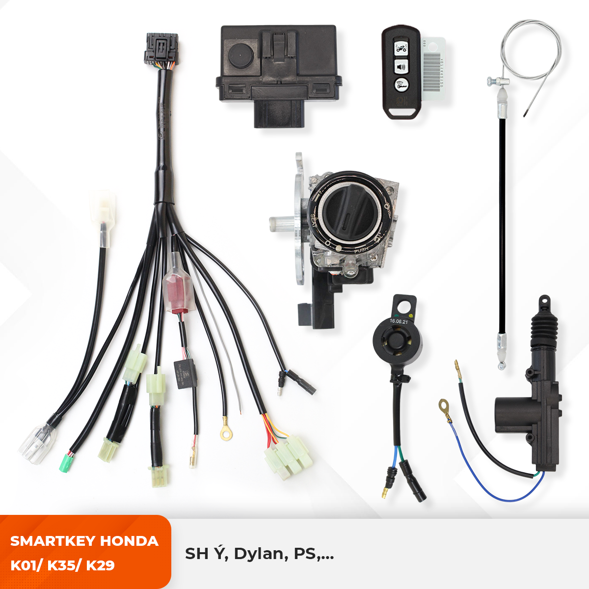 Smartkey Honda K01/K35/K29 - SH Ý, Dylan, PS,... - HD33SHYNHO