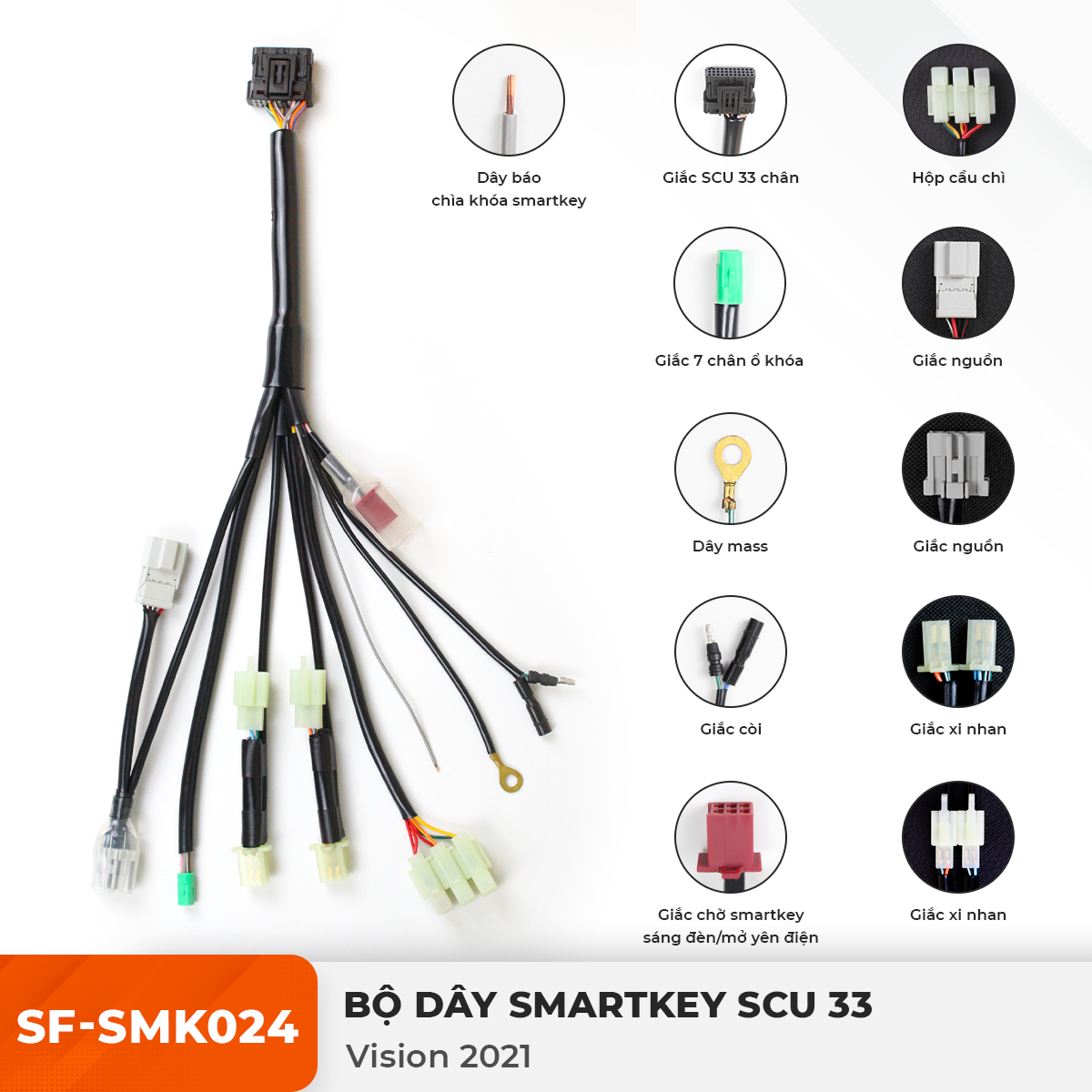 Dây Smartkey SCU 33 - Vision 2021 - SF-SMK024