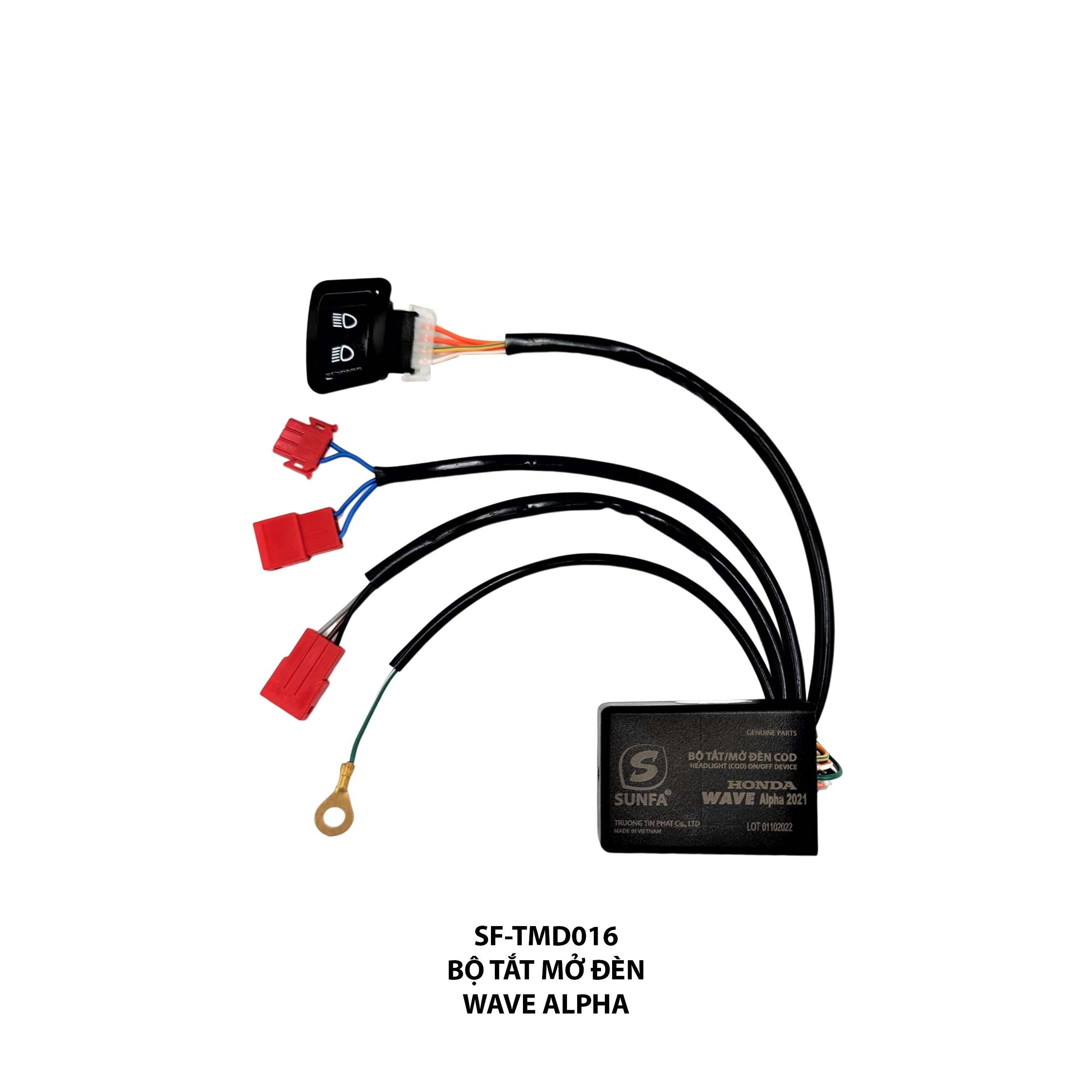 Bộ tắt mở đèn - Wave Alpha - SF-TMD016
