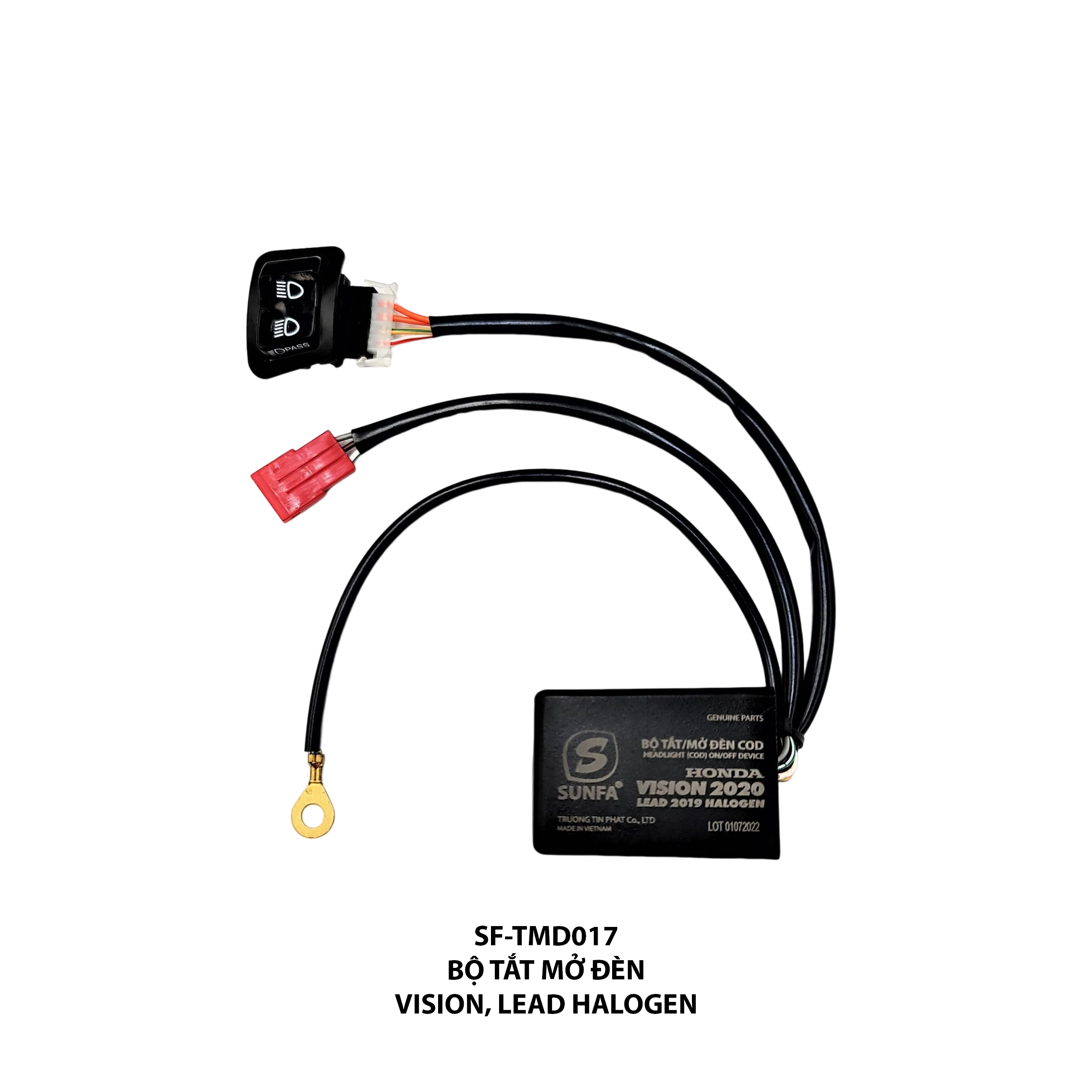 Bộ tắt mở đèn - Vision, Lead Halogen - SF-TMD017